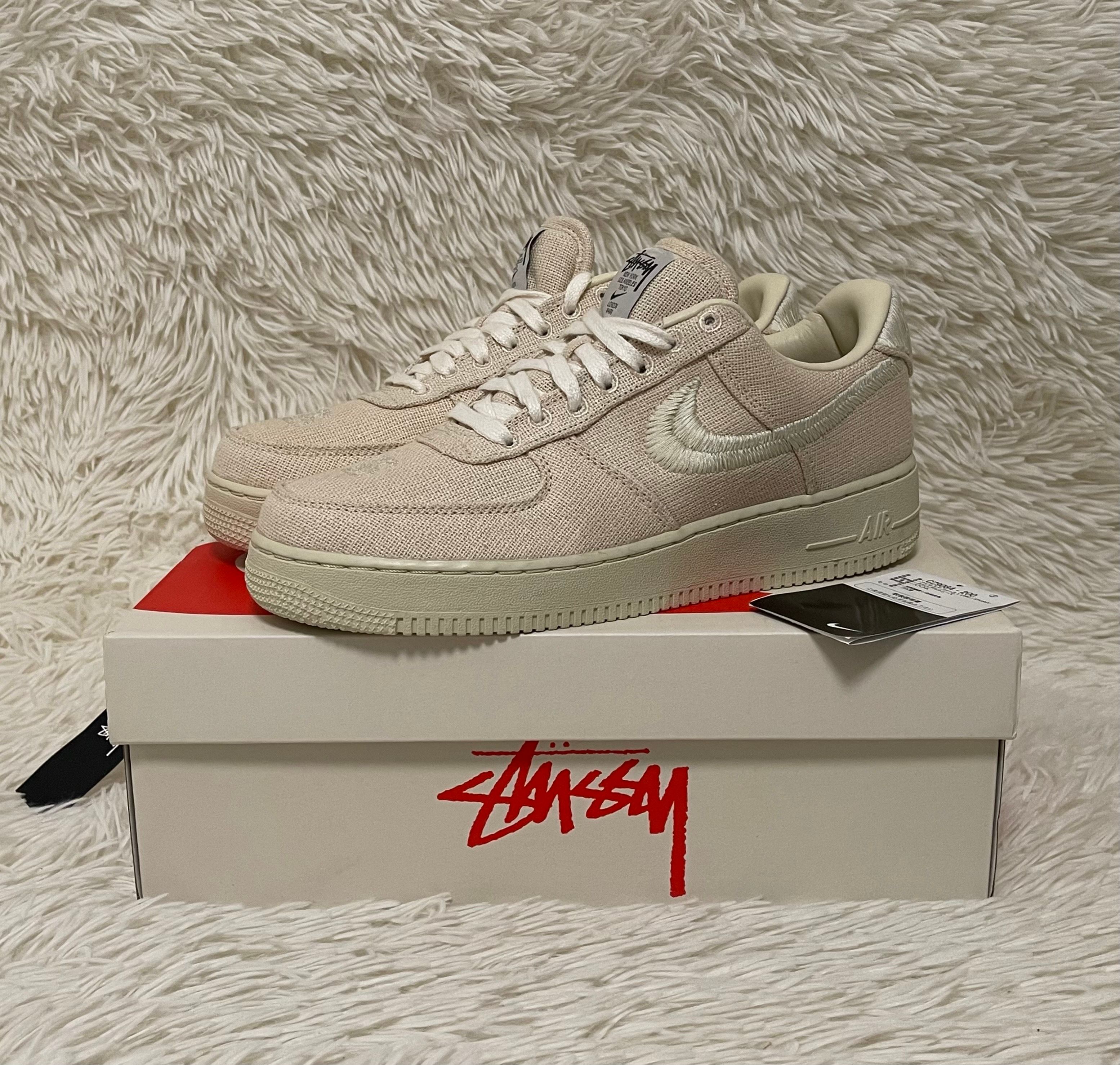Stussy × Nike Air Force 1 Low "Fossil Stone"
