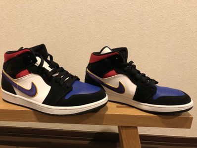 NIKE AIR JORDAN 1 MID "LAKERS TOP 3"