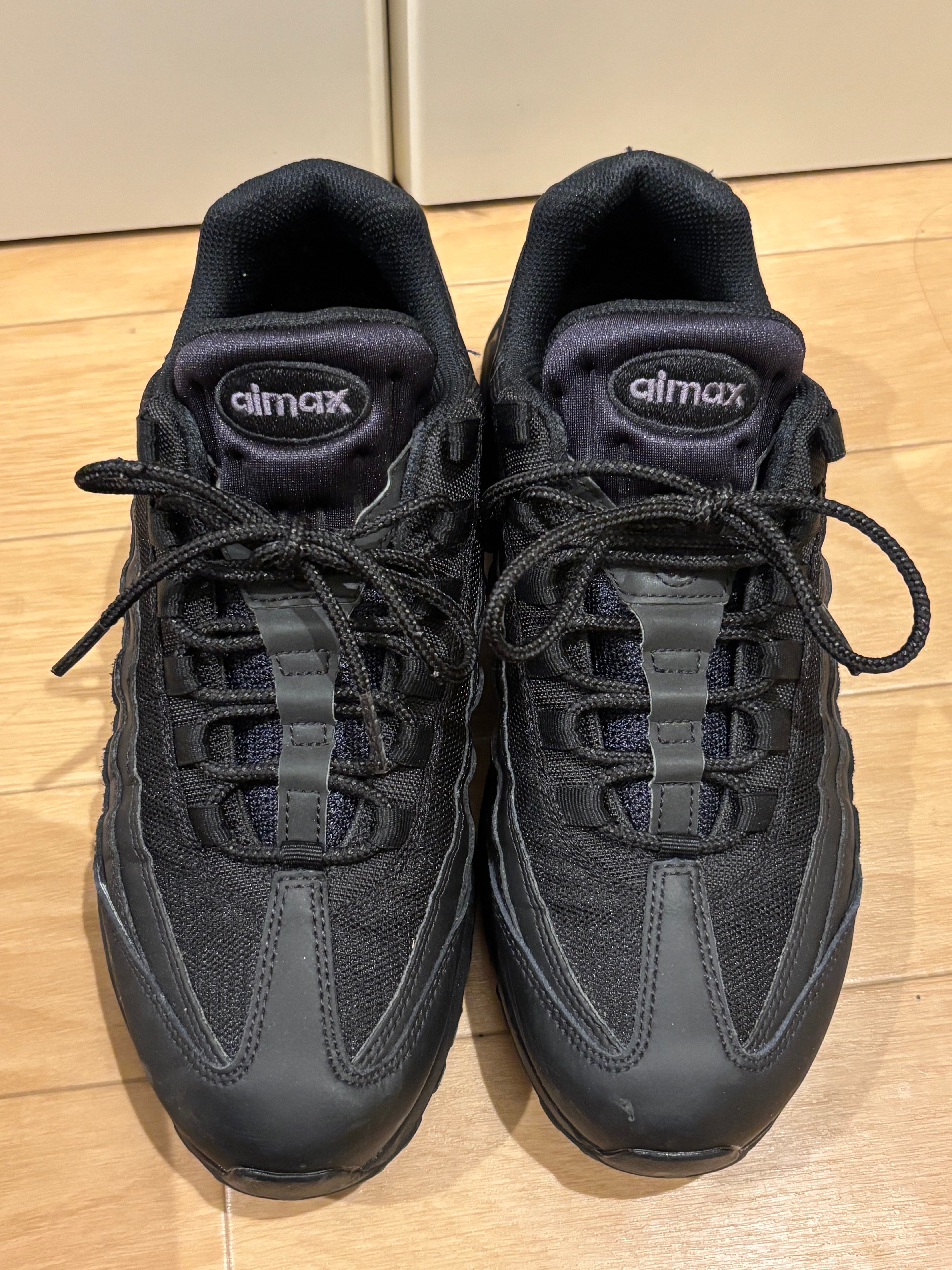 ナイキ エアマックス95 エッセンシャル "ブラック/ダークグレー/ブラック"