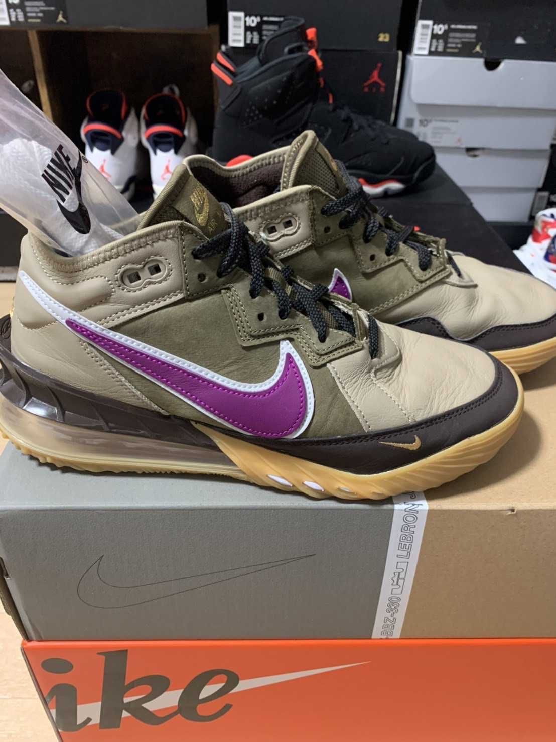 atmos × Nike LeBron 18 Low "Viotech"