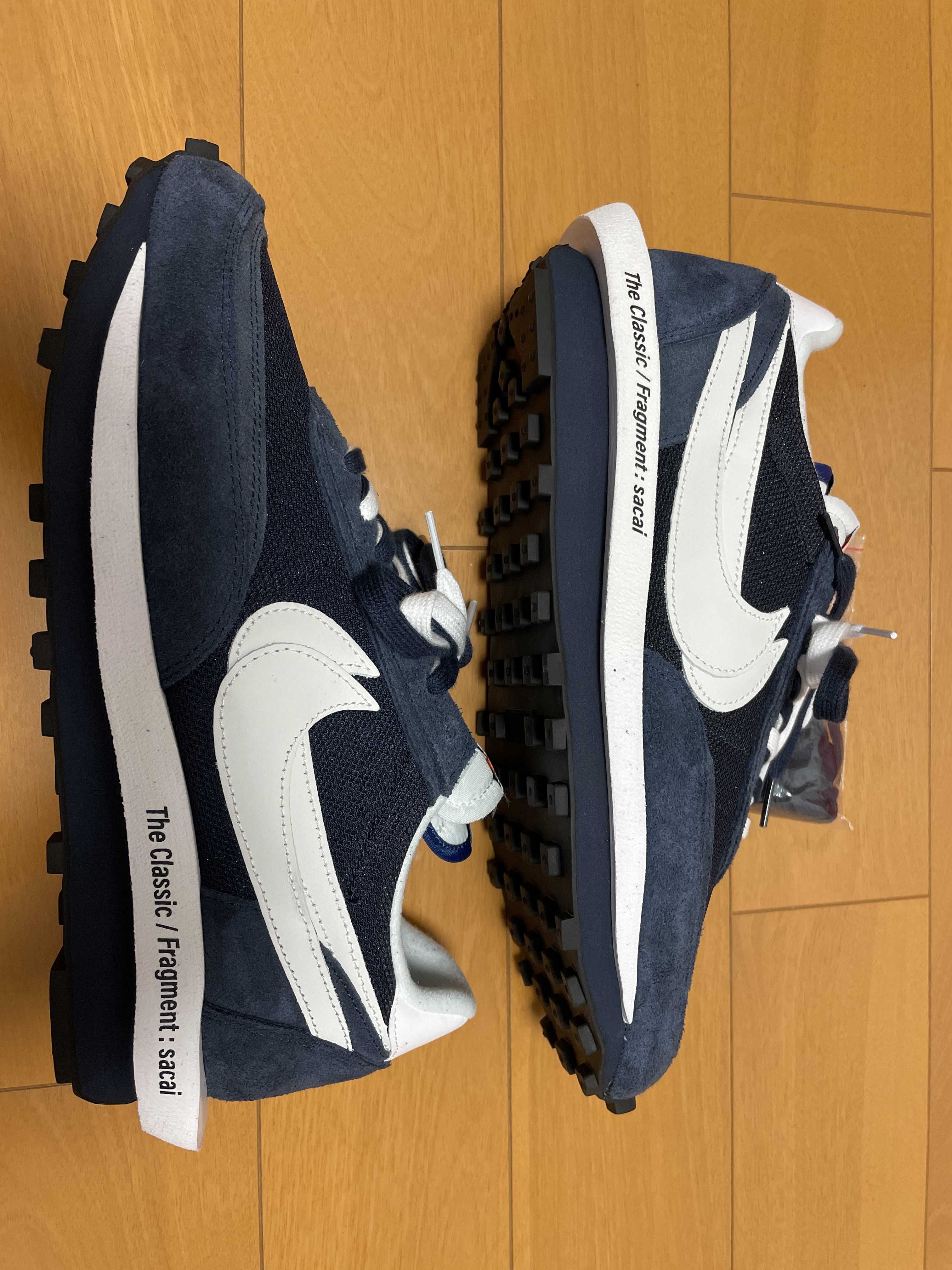 Fragment × sacai × Nike LD Waffle "Blackended Blue"