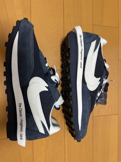 Fragment × sacai × Nike LD Waffle "Blackended Blue"