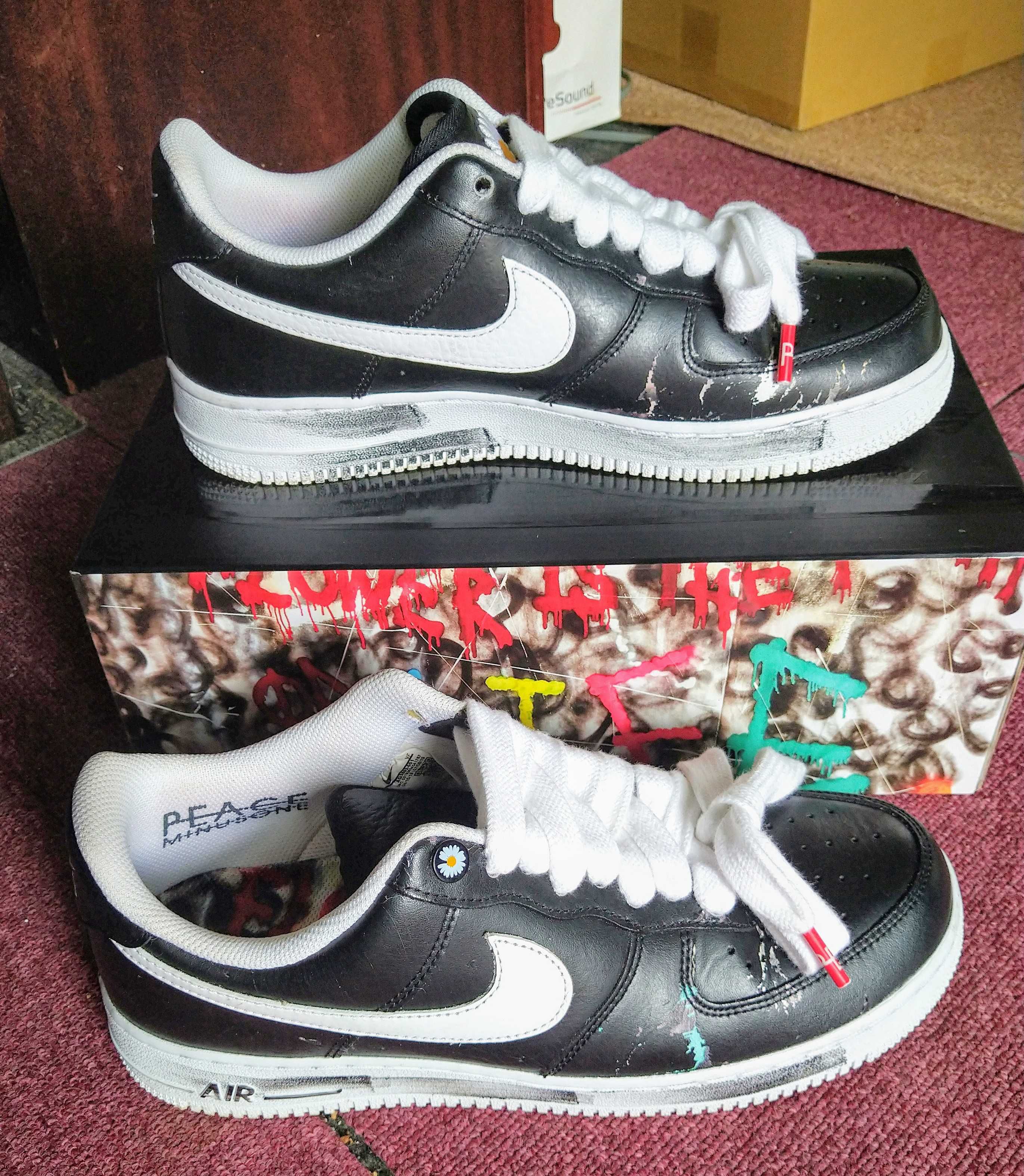 PEACEMINUSONE × Nike Air Force 1 Low Para Noise "Black" / G-DRAGON