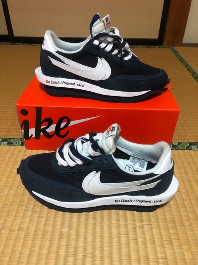 Fragment × sacai × Nike LD Waffle "Blackended Blue"