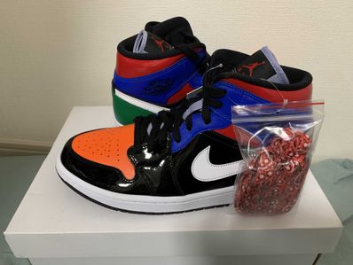 NIKE Women's AIR JORDAN 1 MID "PATENT BLEND"
