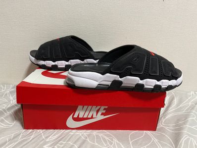 Nike Air More Uptempo Slide "Black/Clear/White"