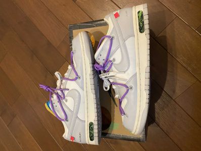 Off-White × Nike Dunk Low "Sail/Neutral Gray"