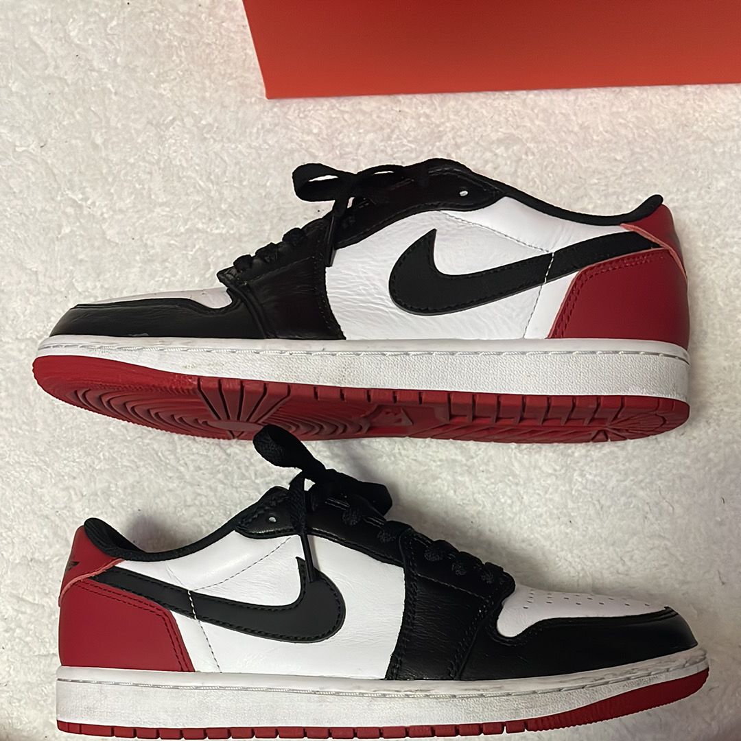 Nike Air Jordan 1 Retro Low OG "Black Toe"