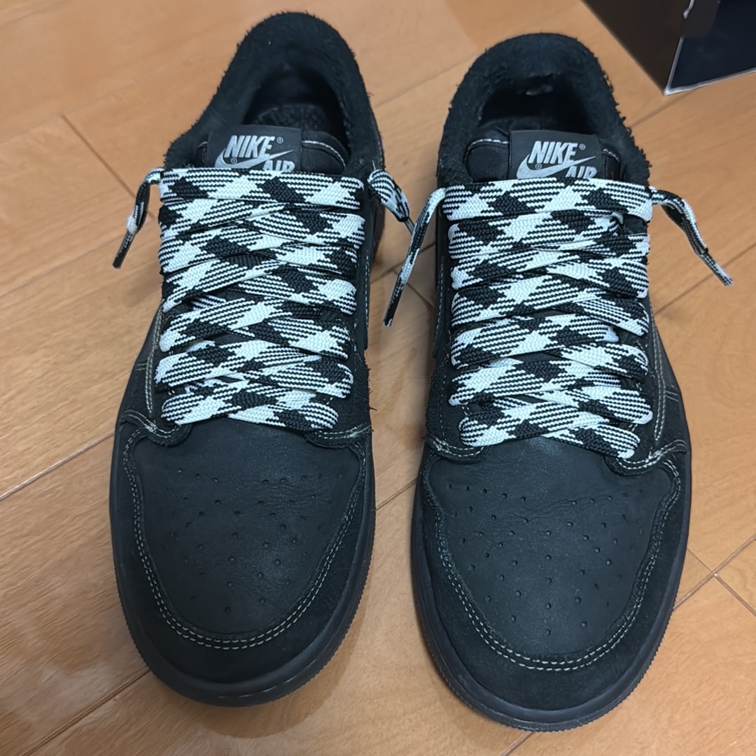 Travis Scott × Nike Air Jordan 1 Low OG SP "Black Phantom"