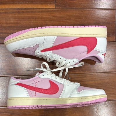 Travis Scott × Nike Air Jordan 1 Retro Low OG "Sail/Tropical Pink"
