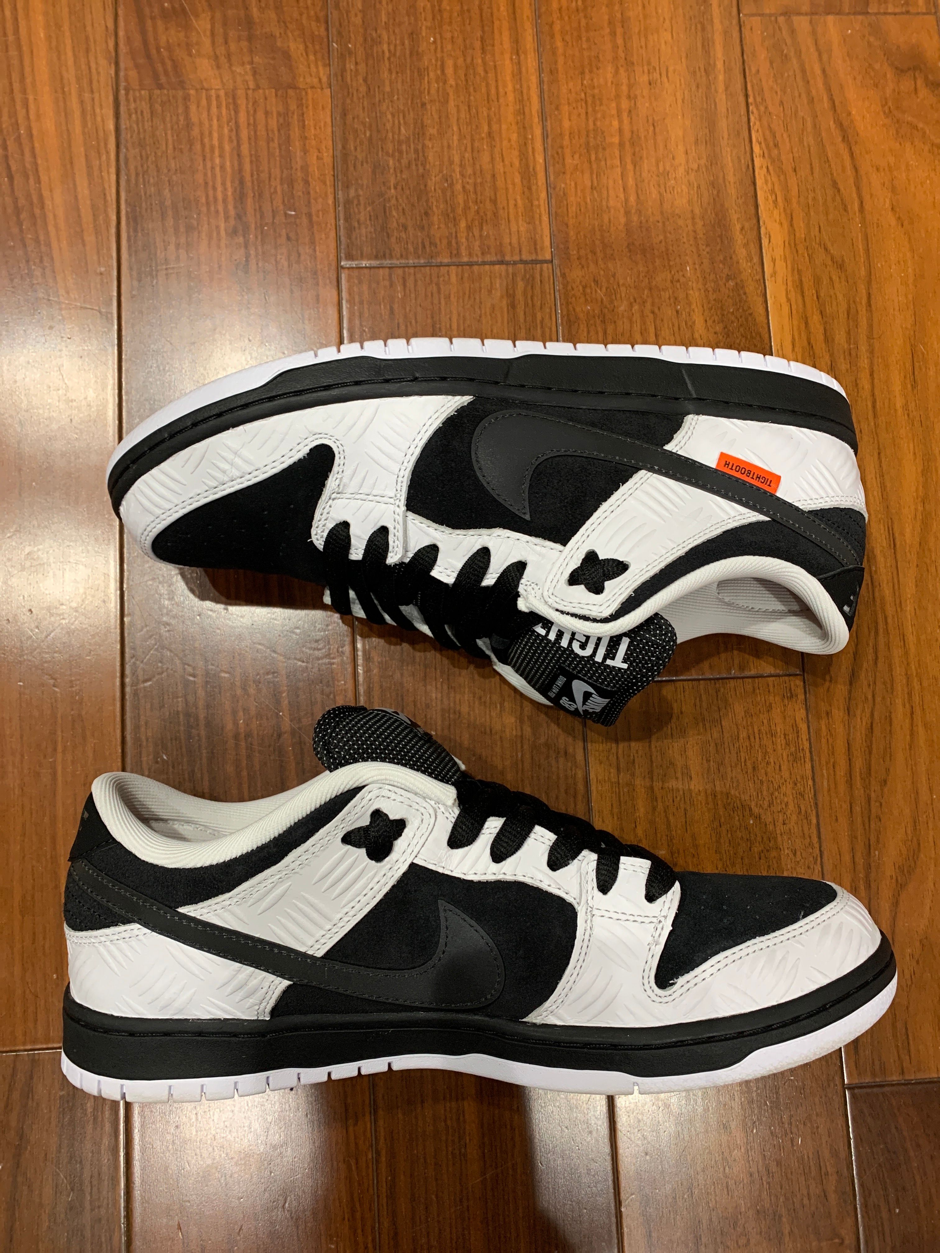 TIGHTBOOTH × Nike SB Dunk Low Pro QS "Black and White"