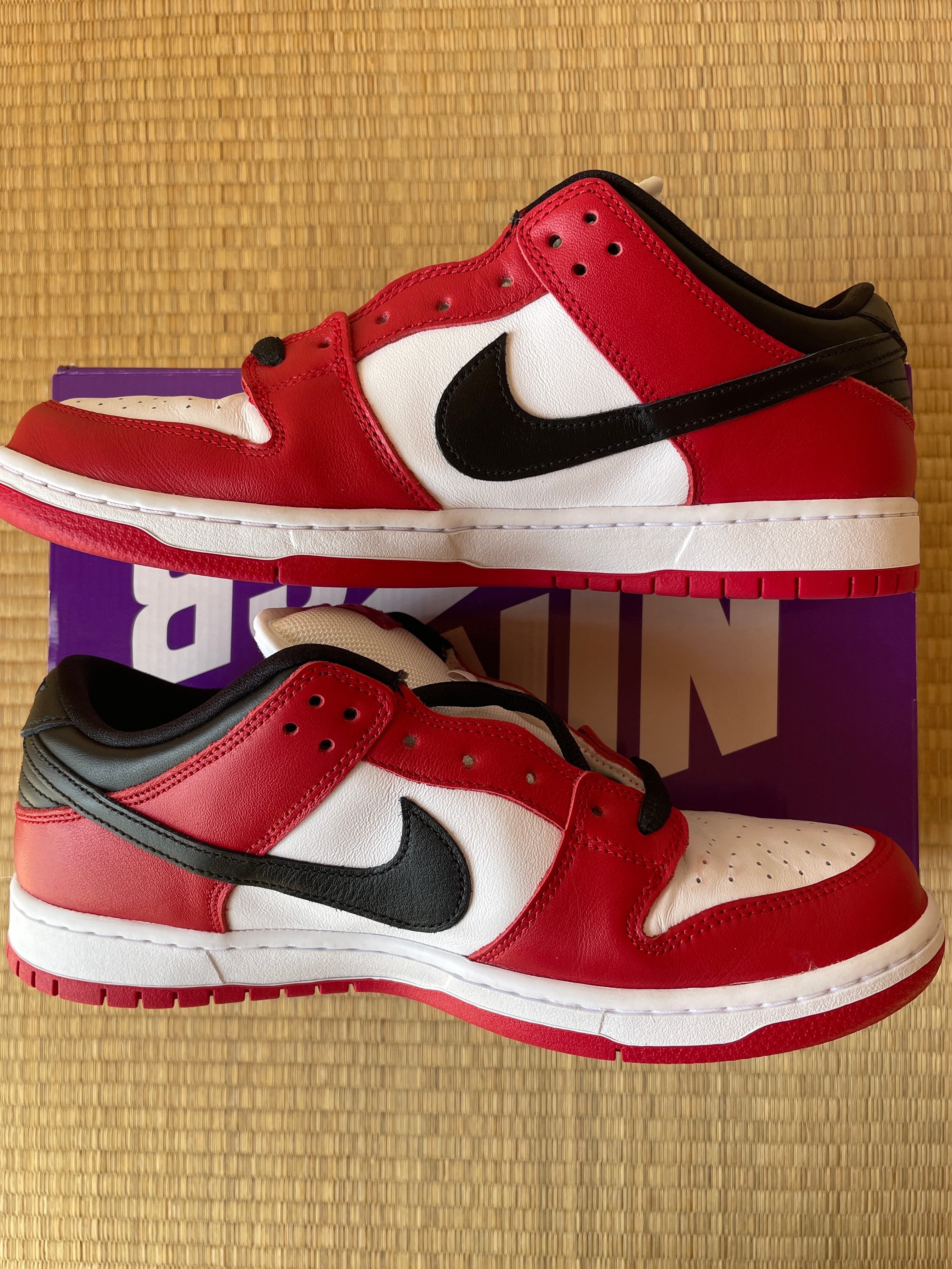 Nike SB Dunk Low Pro "J-Pack Chicago/Varsity Red and White"