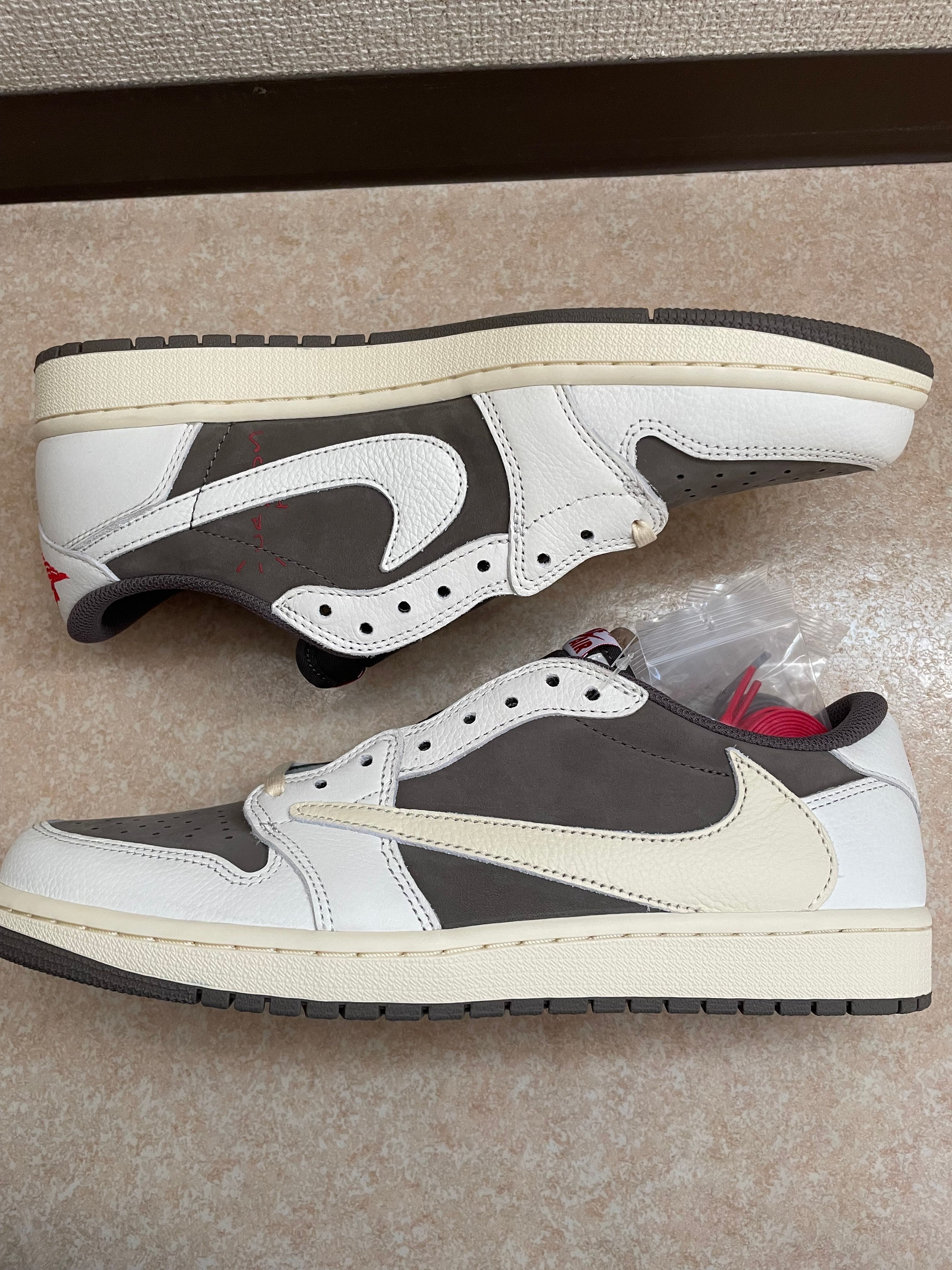 Travis Scott × Nike Air Jordan 1 Low OG SP "Reverse Mocha/Sail and Ridgerock"