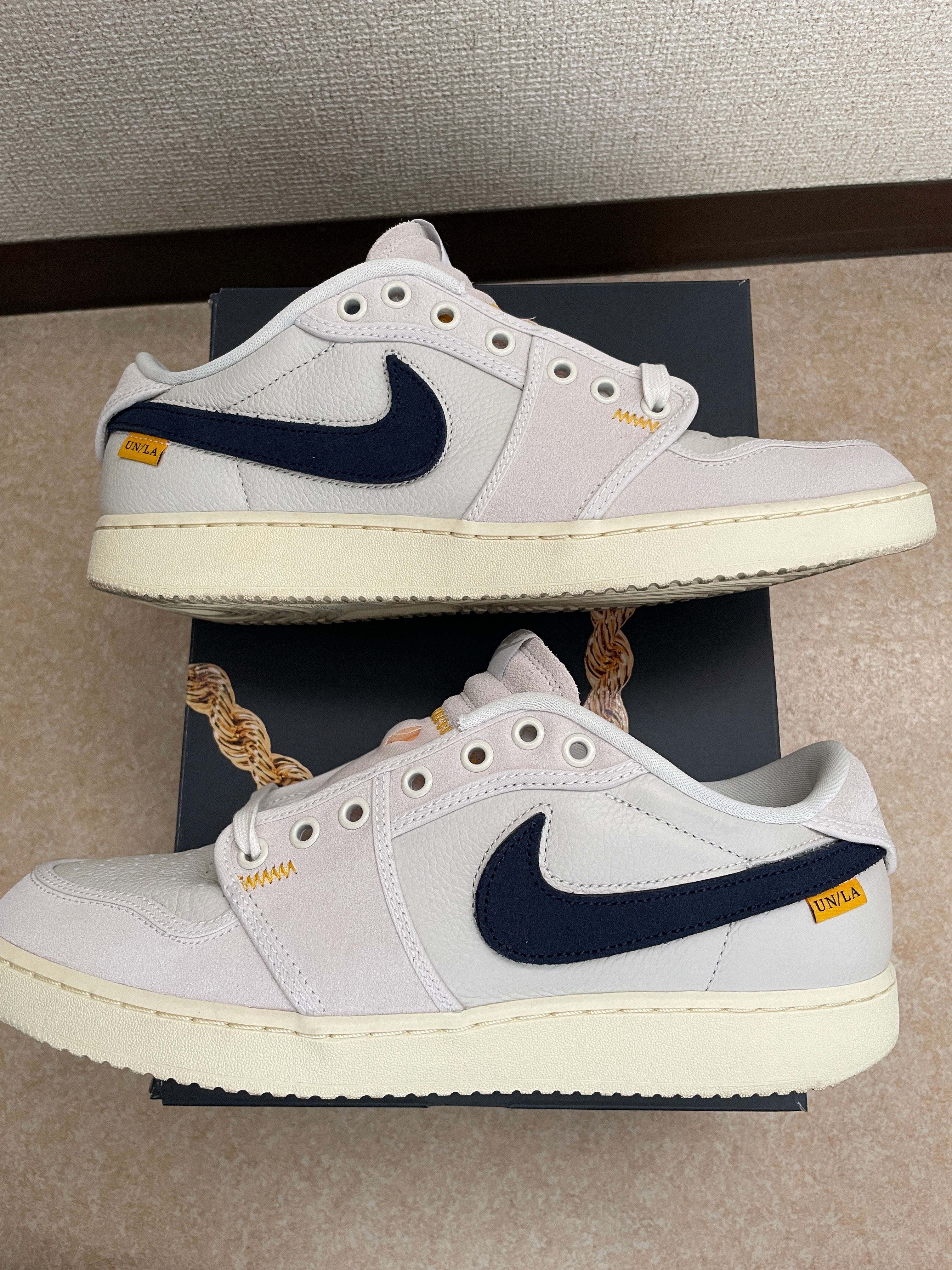 UNION × Nike Air Jordan 1 Low KO "Sail Leather"