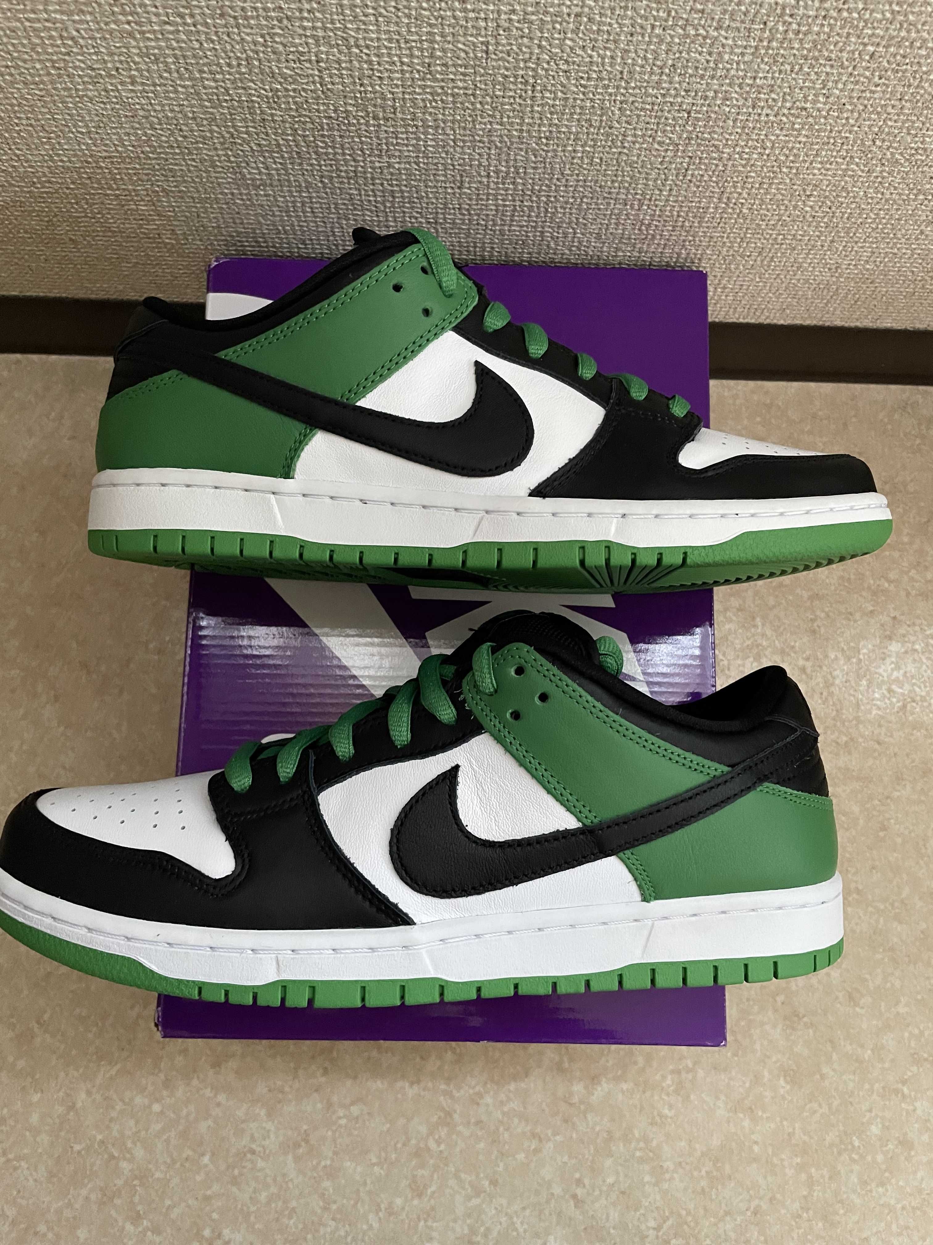 Nike SB Dunk Low Pro "Black and Classic Green"