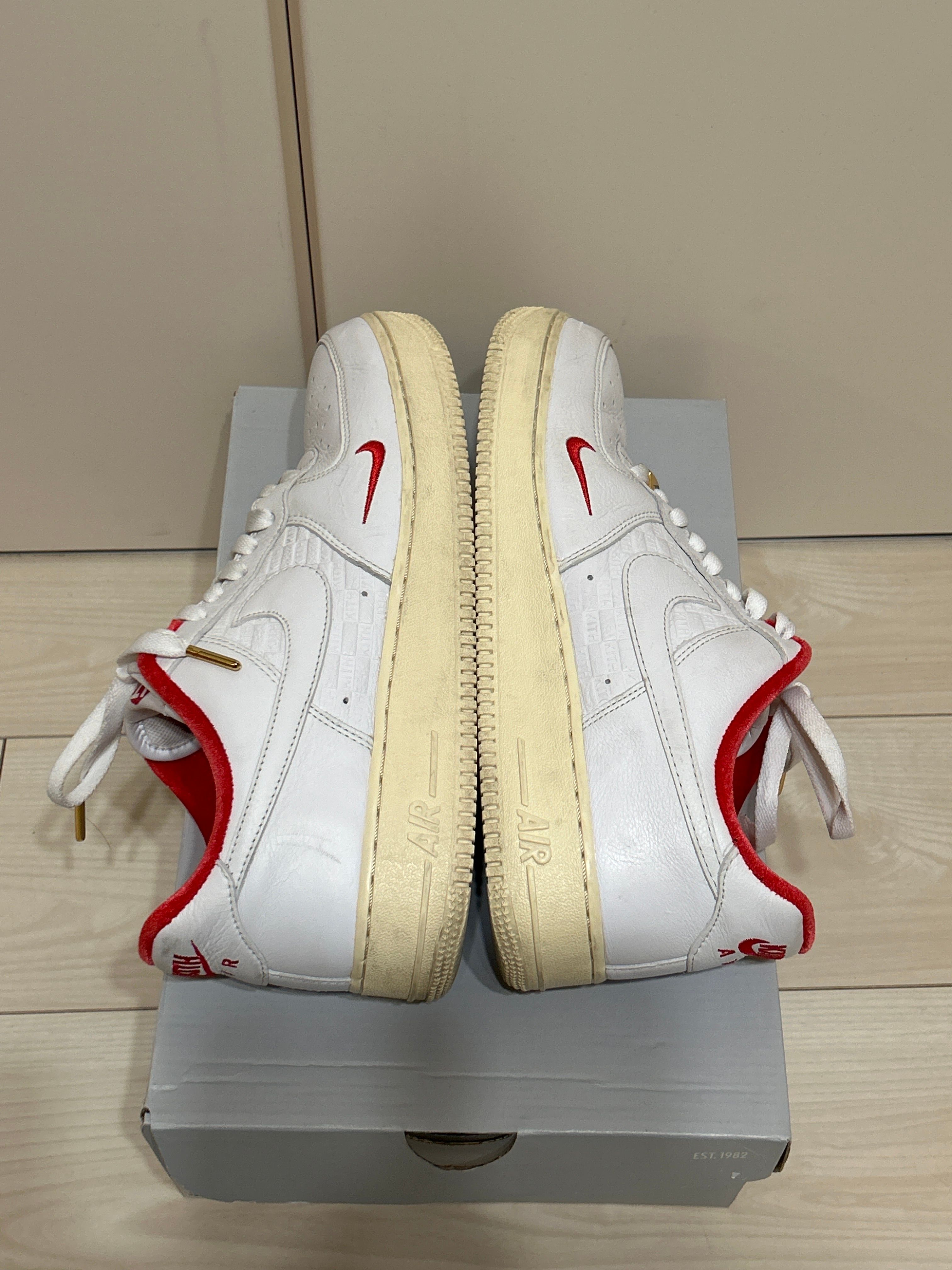 KITH × Nike Air Force 1 Low "White/Red"