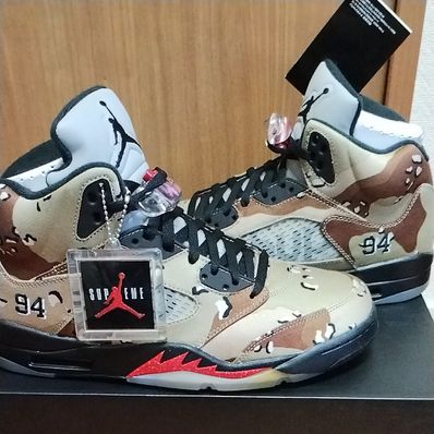 Supreme × Nike Air Jordan 5 Retro "Desert Camo"