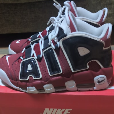 Nike Air More Uptempo ’96 "Black and Varsity Red" (2021)