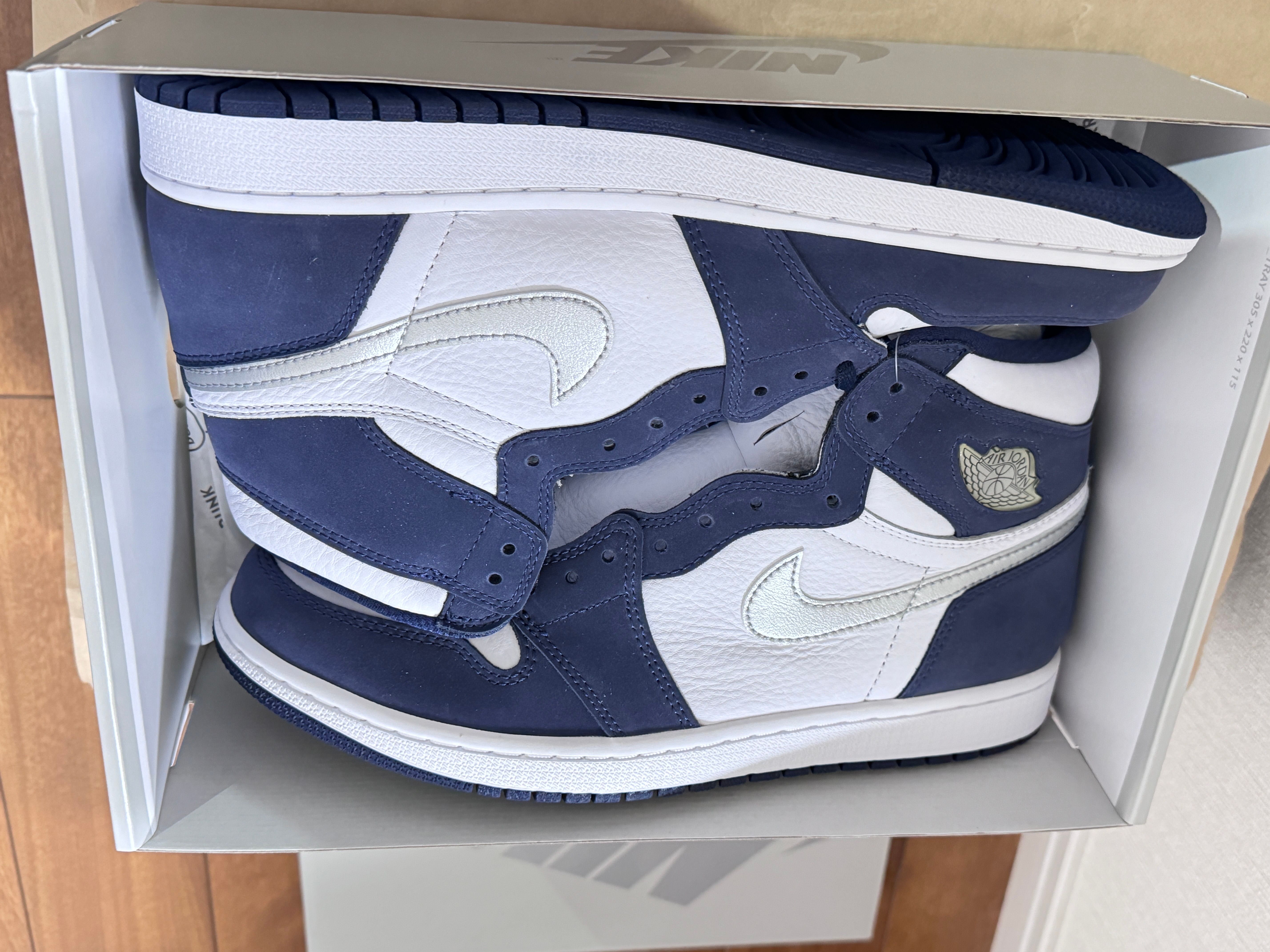 Nike Air Jordan 1 High OG CO.JP "White/Midnight Navy" (2020)(ブリーフケースなし)