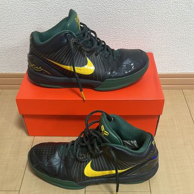 Nike Kobe 4 Rice High School Away PE "Black/Varsity Maize"