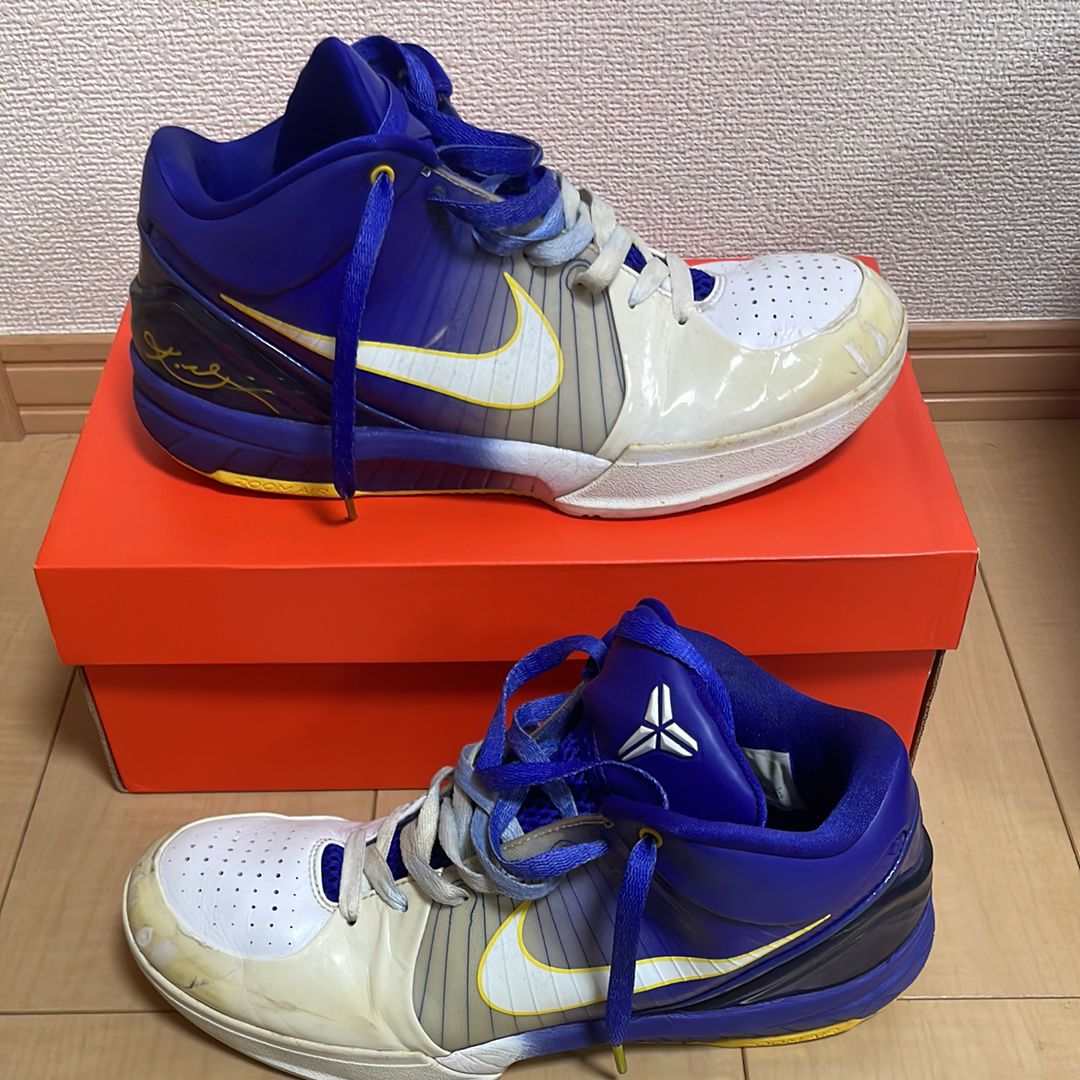 Nike Kobe 4 Gradient Home "White/Midwest Gold"