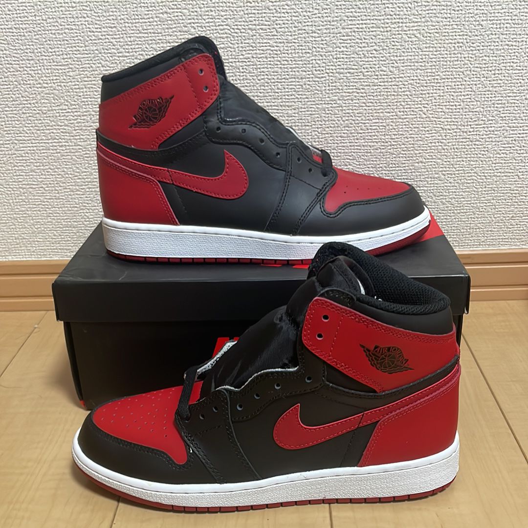 Nike GS Air Jordan 1 Retro High BRED 2016 "BANNED"
