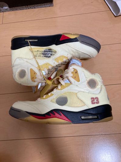 Off-White × Nike Air Jordan 5 "Sail"