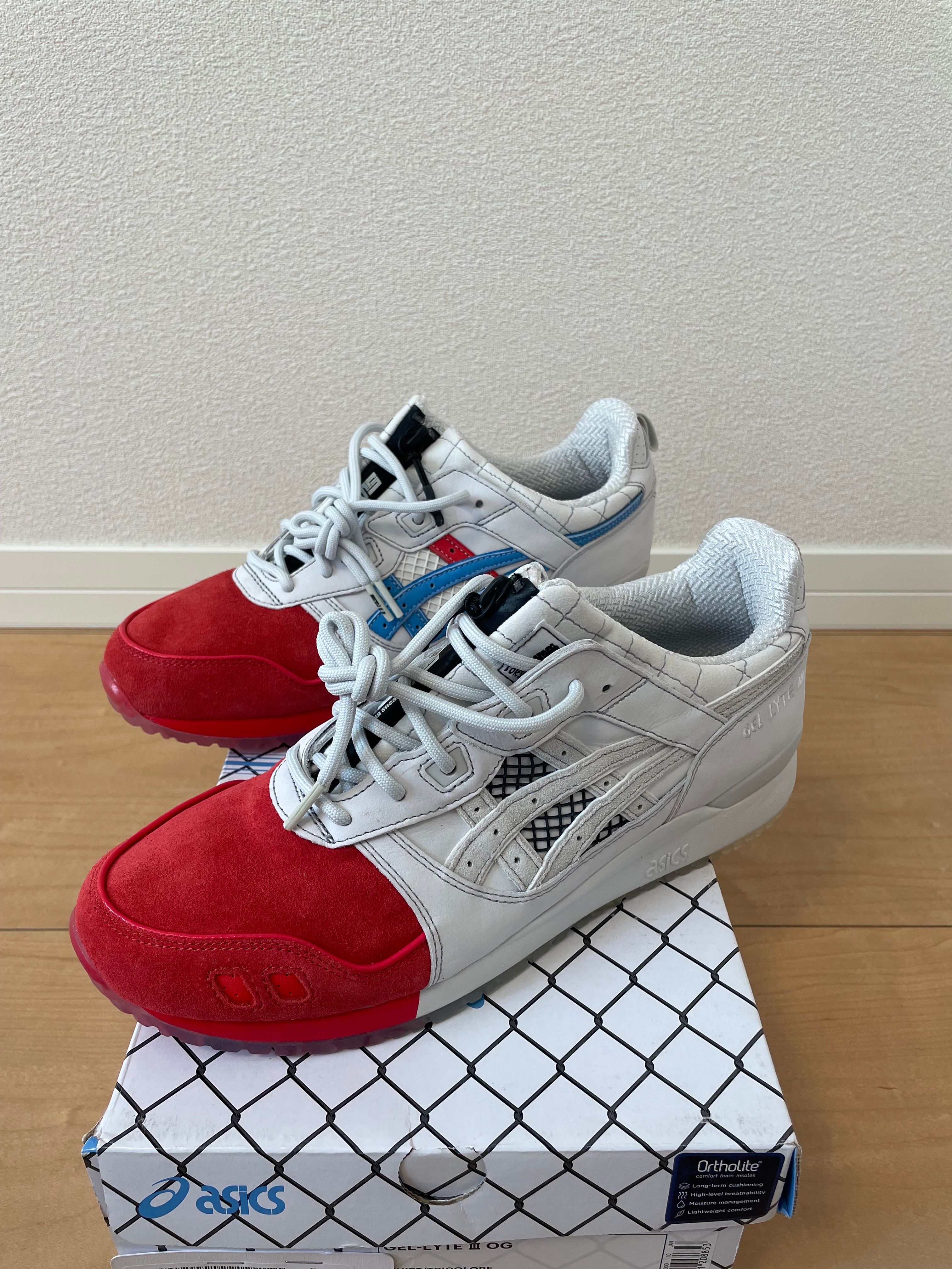 mita sneakers × Asics Gel-Lyte III 30th Anniversary "White/Red-Blue" 