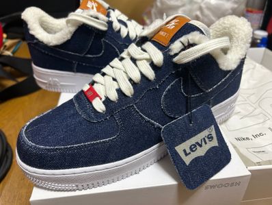 Levi’s®︎ × Nike Air Force 1 Low "White/Denim" (Nike By You)