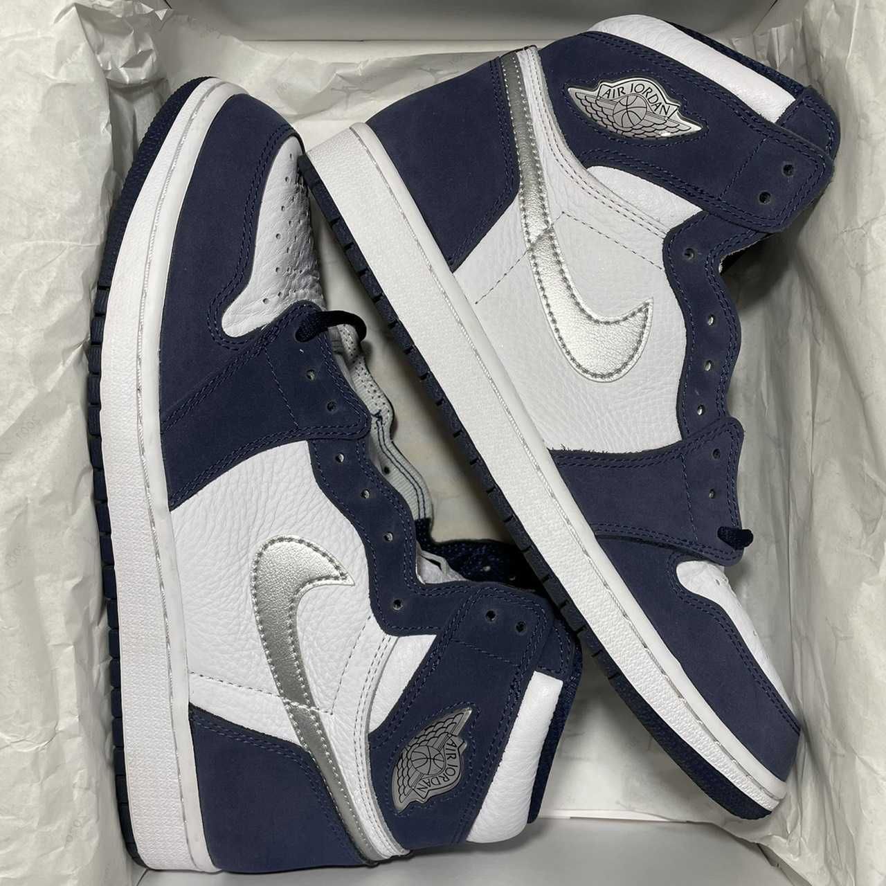 Nike Air Jordan 1 High OG CO.JP "White/Midnight Navy" (2020)(ブリーフケースなし)