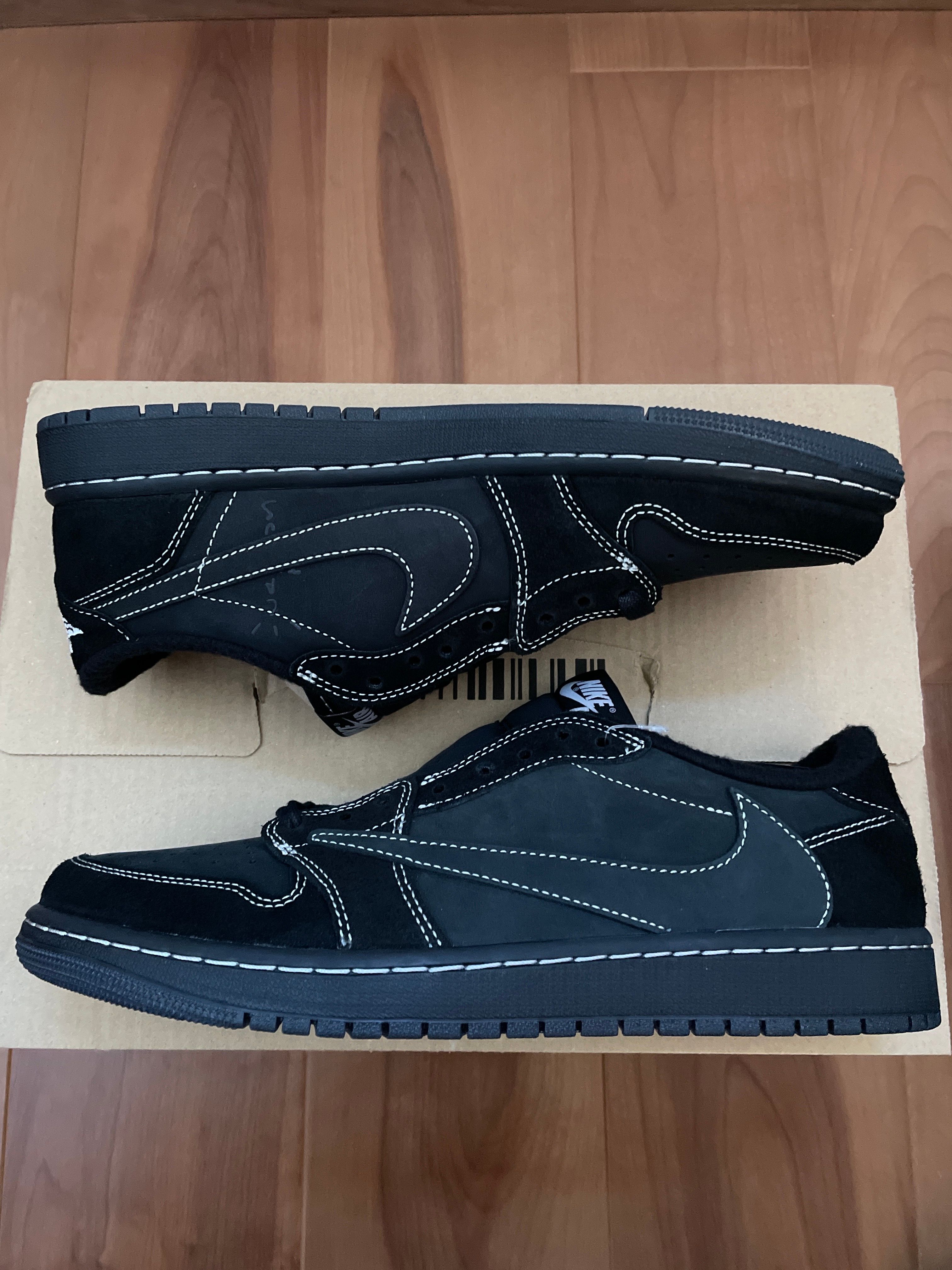 Travis Scott × Nike Air Jordan 1 Low OG SP "Black Phantom"