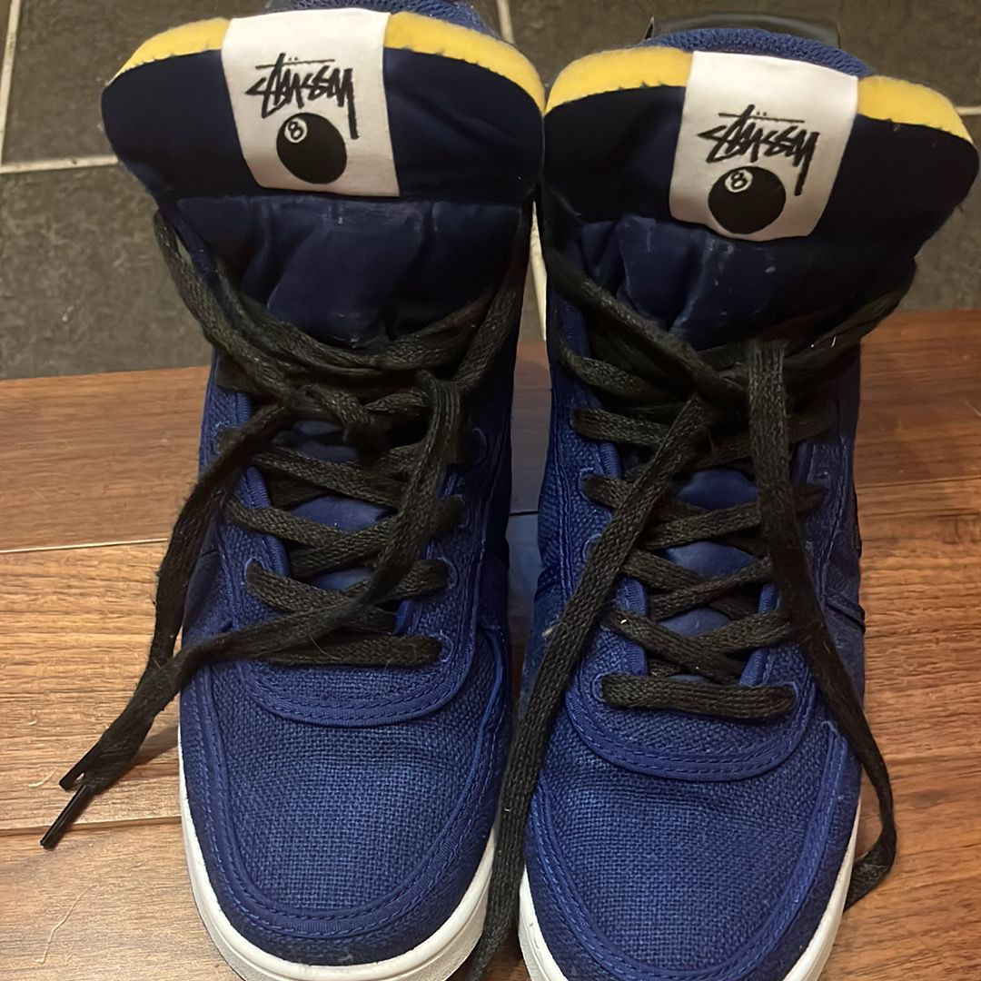 Stussy × Nike Vandal High "Deep Royal Blue"