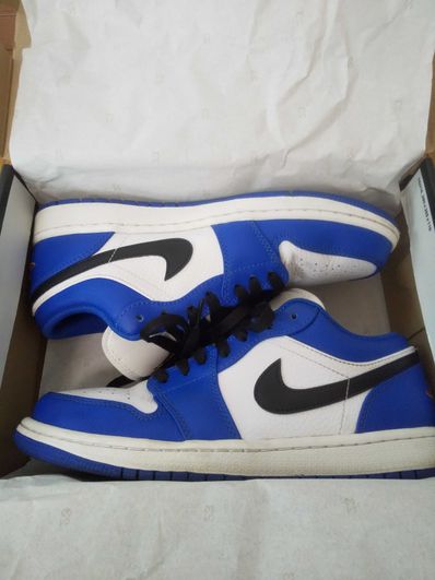 Nike Air Jordan 1 Low "White/Blue/Orange"