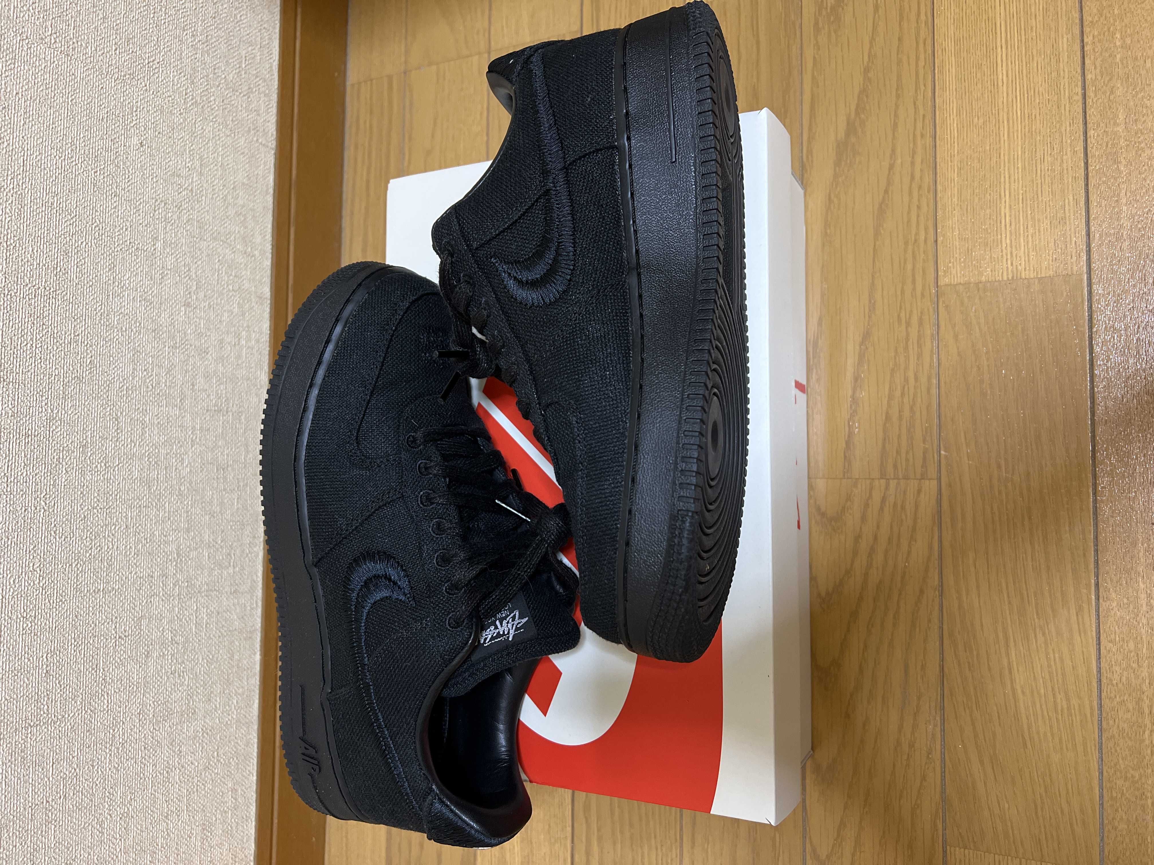 Stussy × Nike Air Force 1 Low "Triple Black"