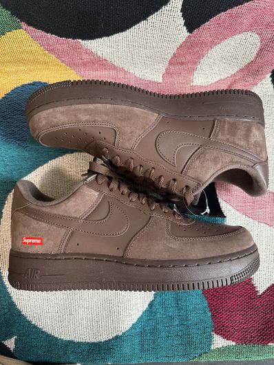 Supreme × Nike Air Force 1 Low "Baroque Brown"