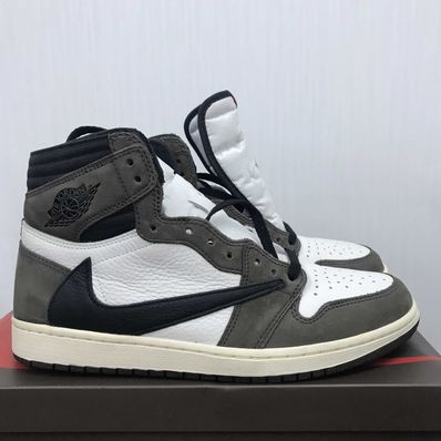 Travis Scott × Nike Air Jordan 1 Retro High OG TS SP "Sail/Dark Mocha"