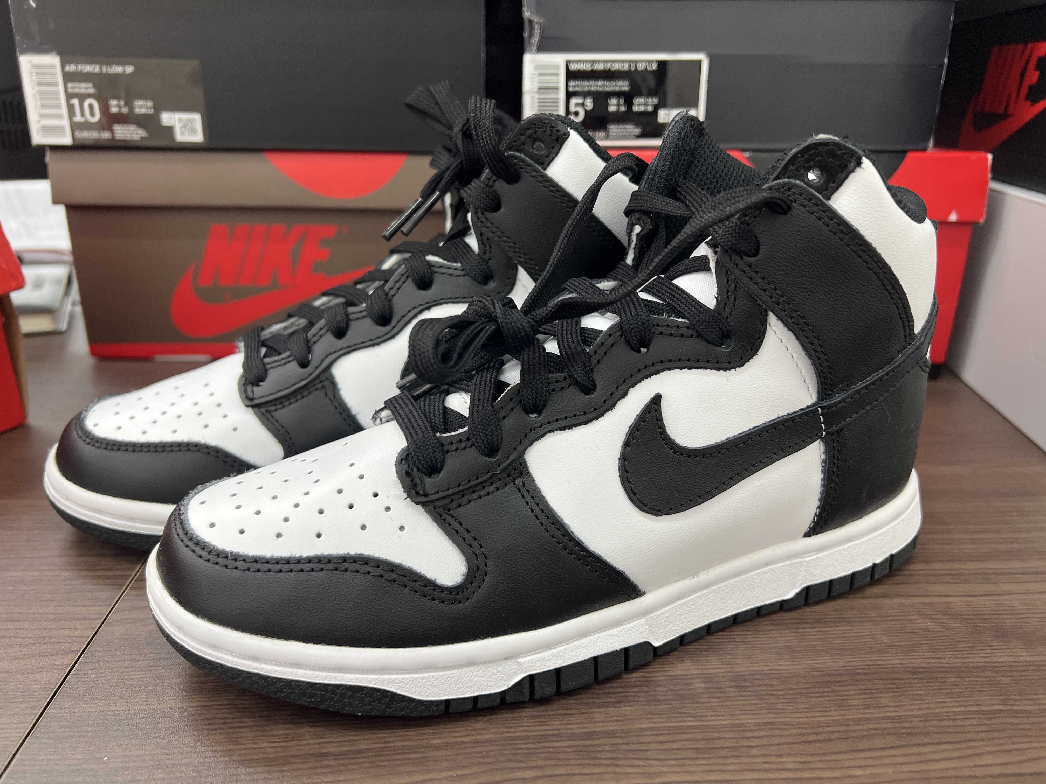 Nike Women's Dunk High "Black and White"