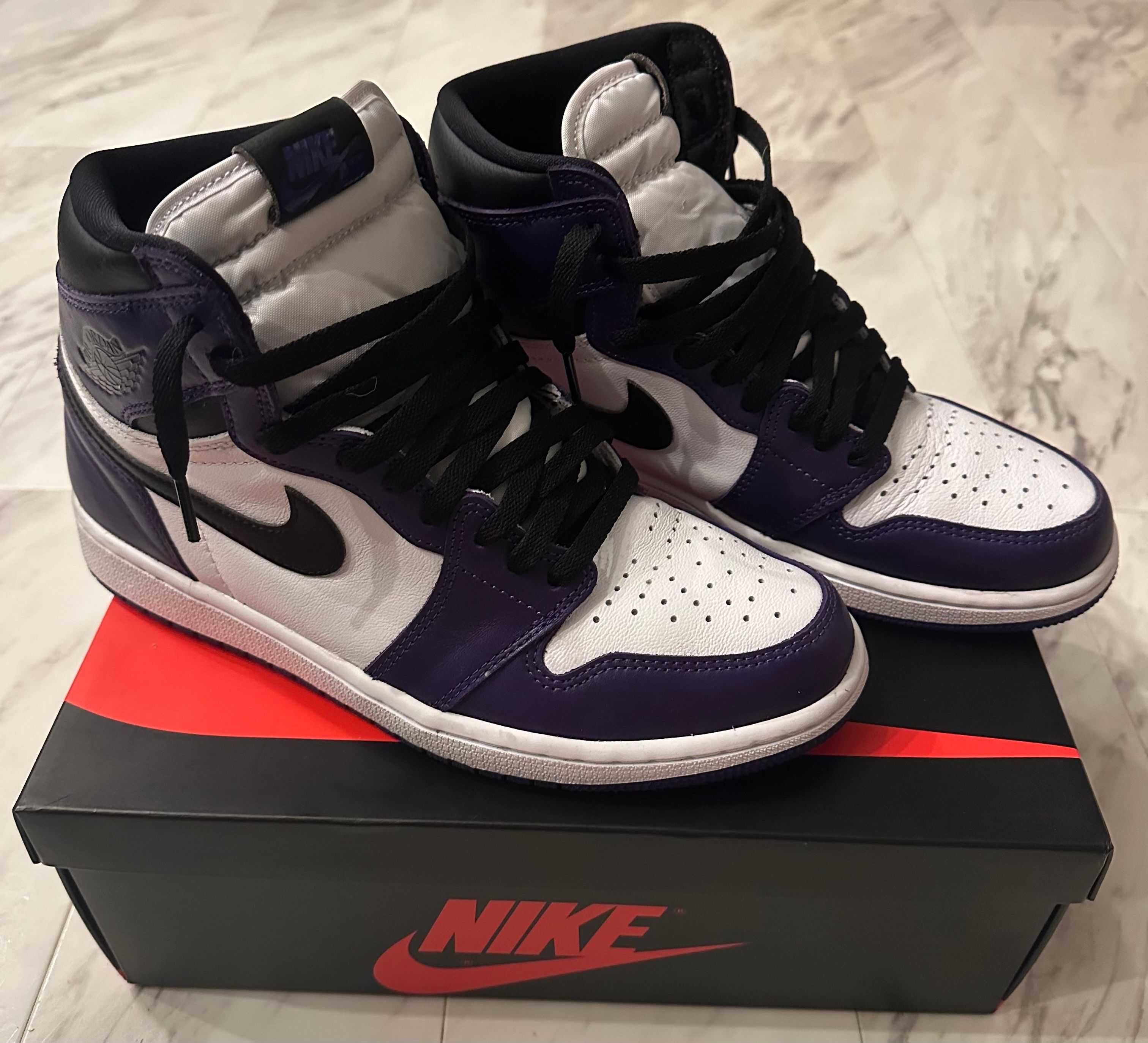 Nike Air Jordan 1 Retro High OG "Court Purple White/Black" (2020)   