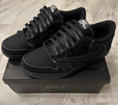 Travis Scott × Nike Air Jordan 1 Low OG SP "Black Phantom"