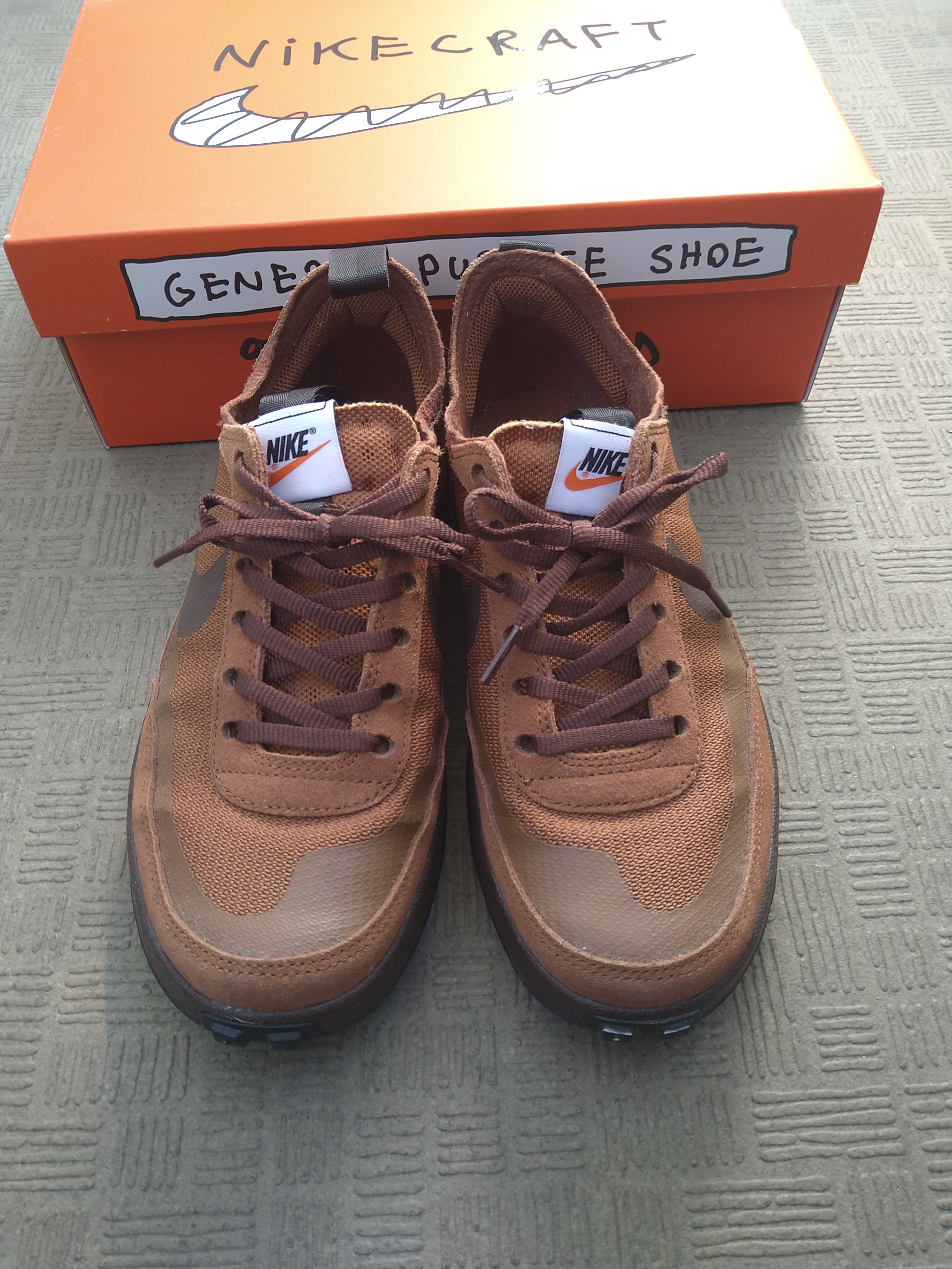 Tom Sachs × NikeCraft Women's General Purpose Shoe "Brown"