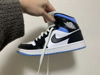 Nike Women's Air Jordan 1 Mid "Black/University Blue"