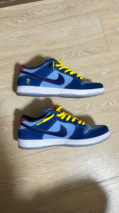 Why So Sad? × Nike SB Dunk Low "Coastal Blue/Speed Yellow-University Red"
