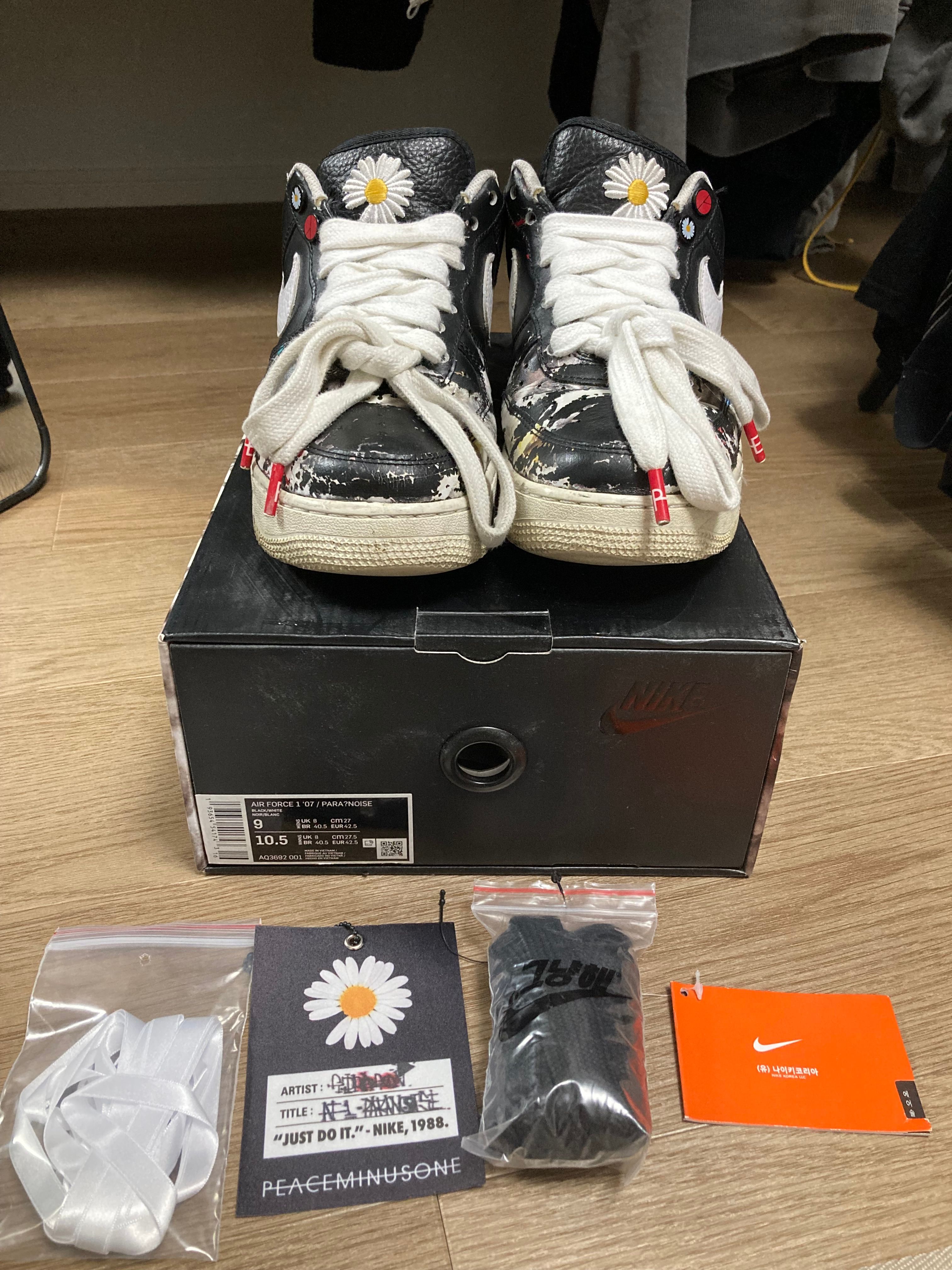 PEACEMINUSONE × Nike Air Force 1 Low Para Noise "Black" / G-DRAGON