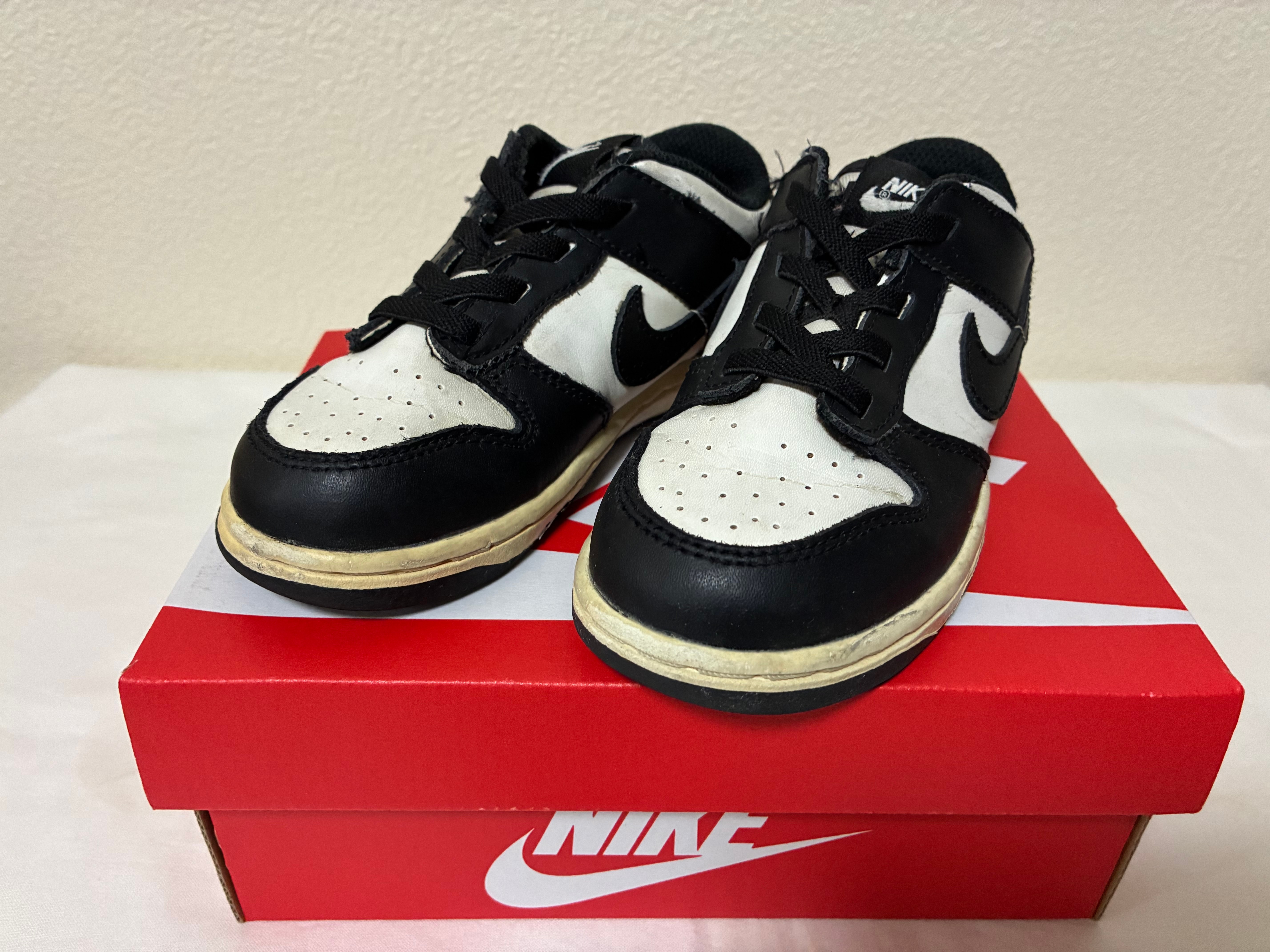 Nike TD Dunk Low "White/Black"