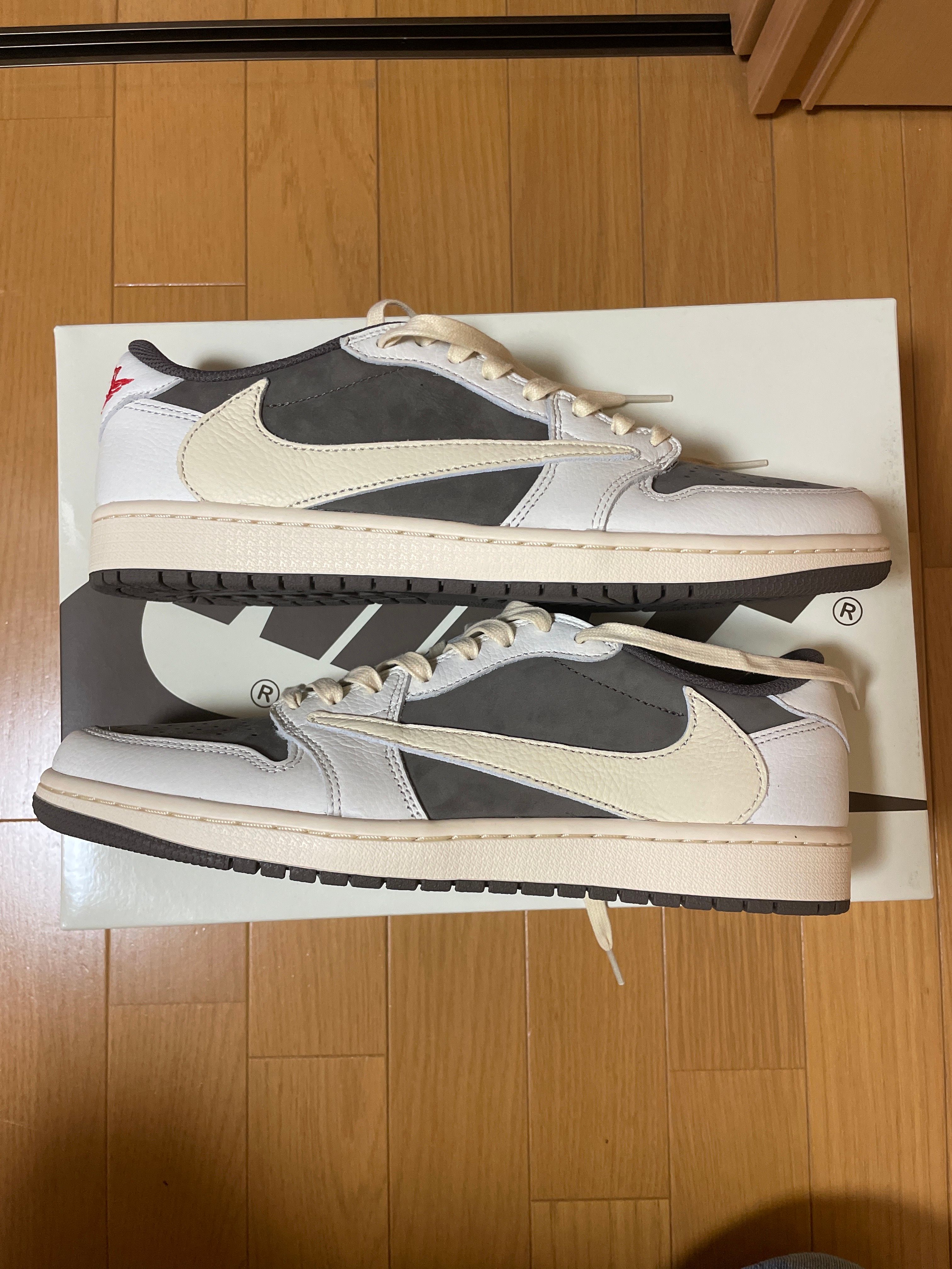 Travis Scott × Nike Air Jordan 1 Low OG SP "Reverse Mocha/Sail and Ridgerock"