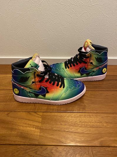 J Balvin × Nike Air Jordan 1 High OG "Rainbow"