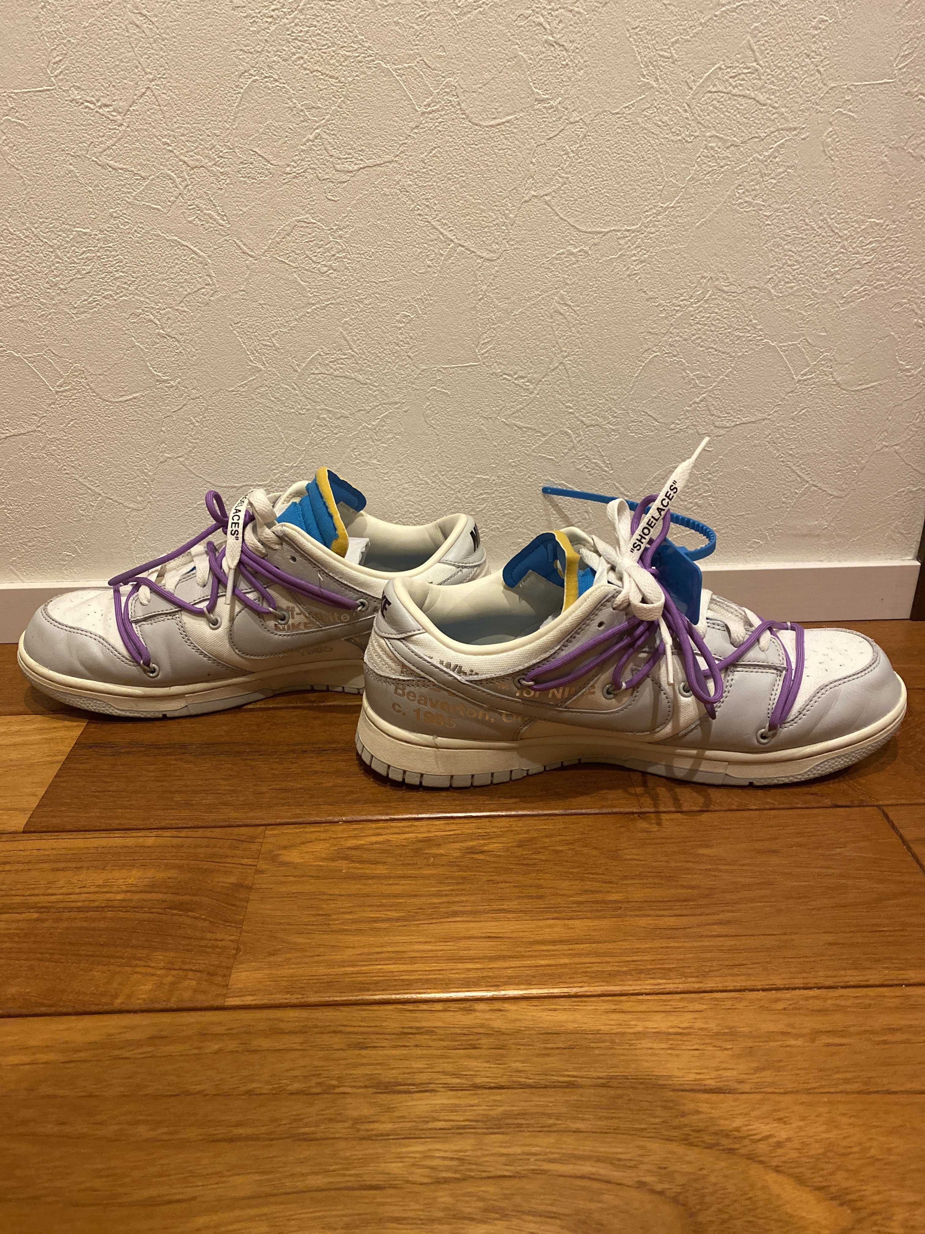 Off-White × Nike Dunk Low "Sail/Neutral Gray"