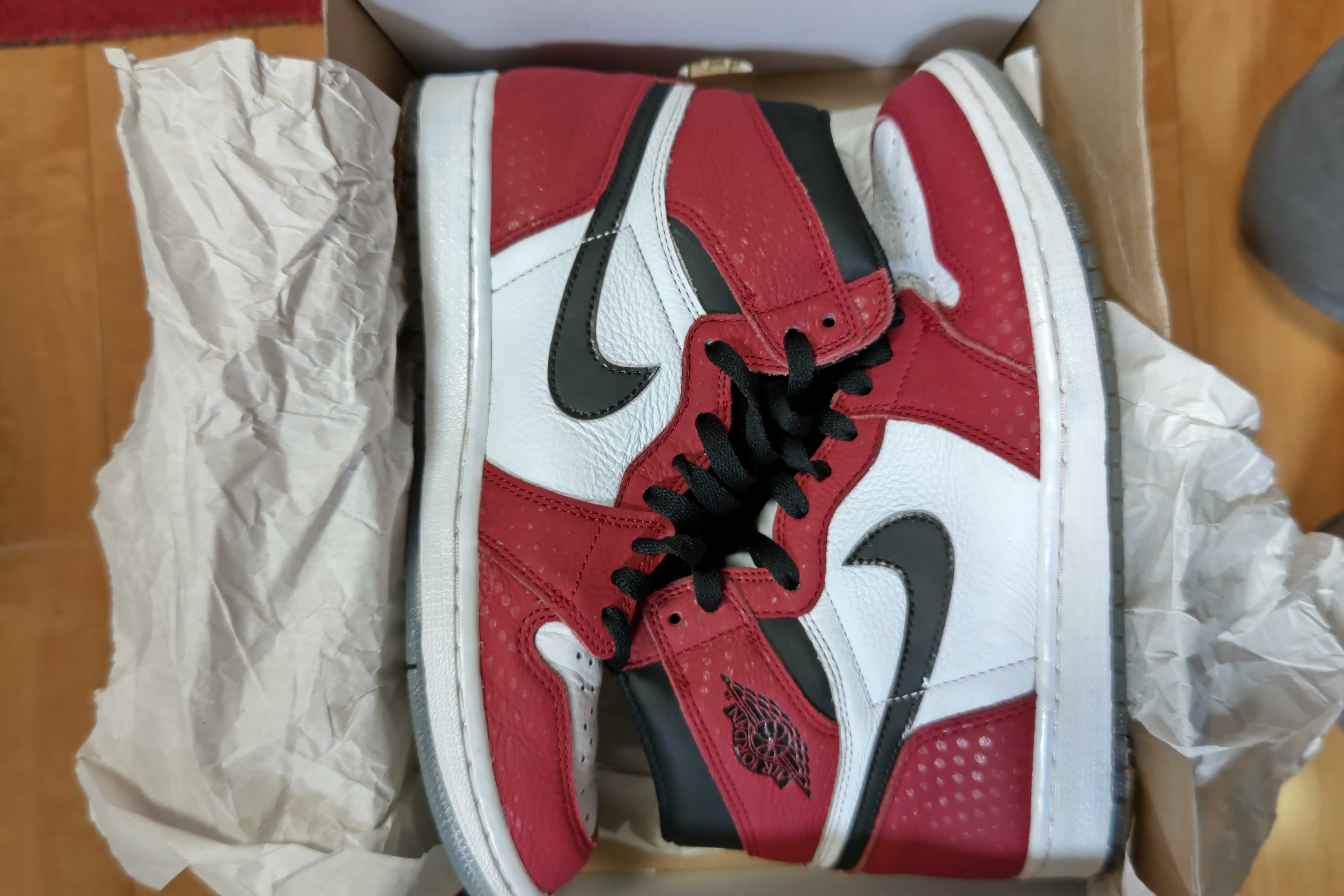 Spiderman × Nike Air Jordan 1 Origin Story "Gym Red/White/Photo Blue/Black"