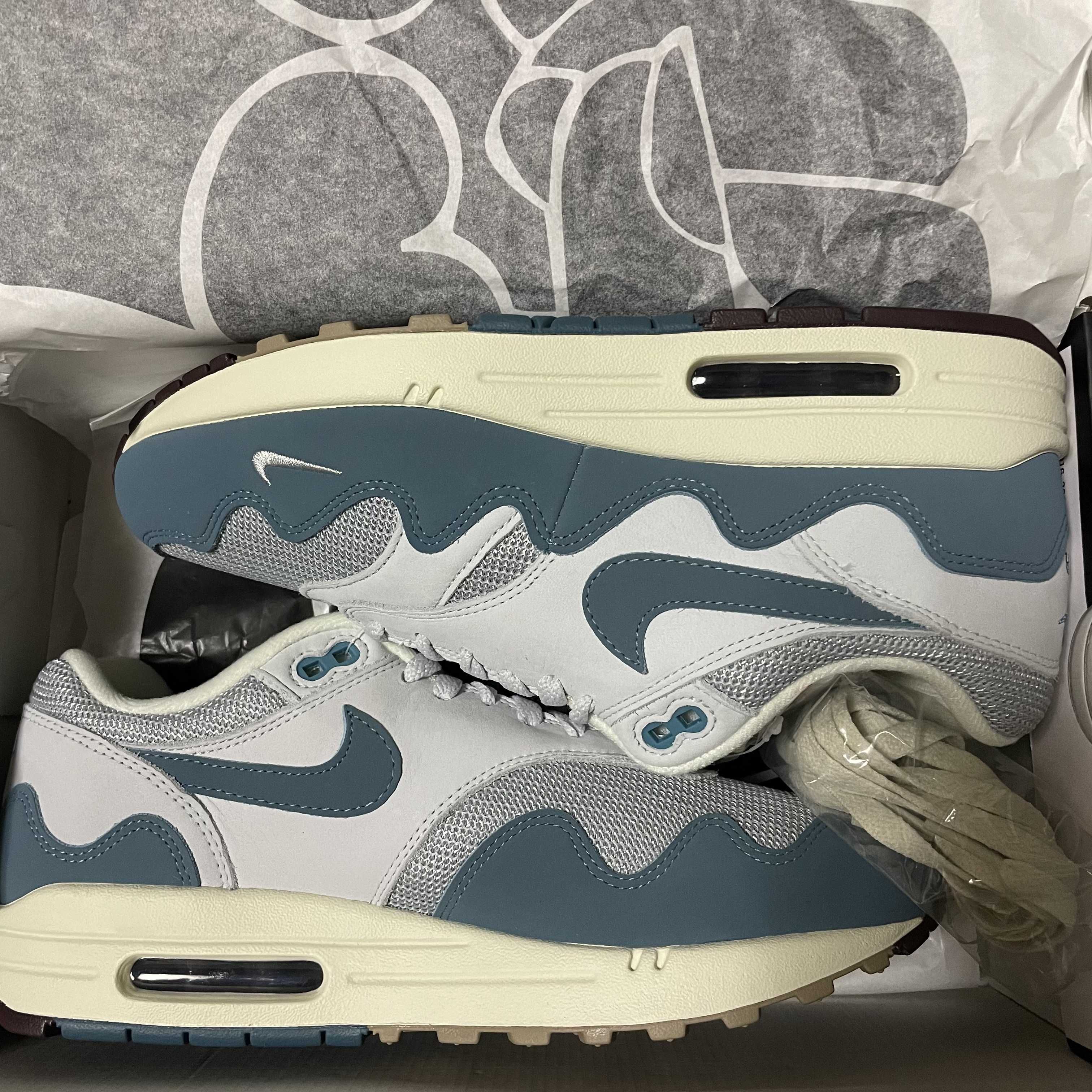 Patta × Nike Air Max 1 "Noise Aqua"