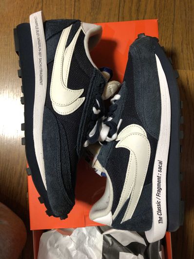 Fragment × sacai × Nike LD Waffle "Blackended Blue"